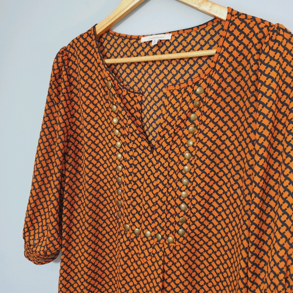 41 Hawthorne [Stitch-Fix] Brass Studded Tunic